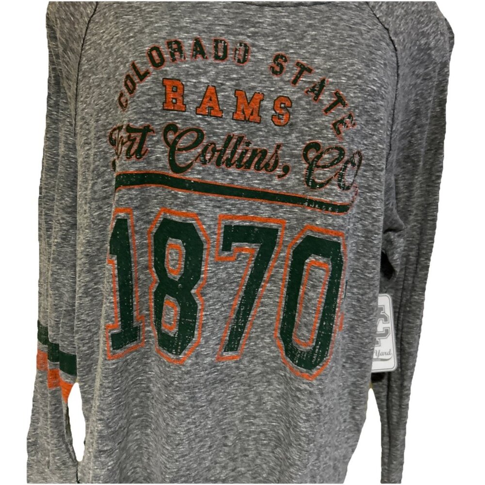 NEW CSU Colorado State Retro Rams Aggies Womens Lounge Set Shirt Pants M NCAA - Picture 7 of 16